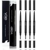 VOID Homme Matita per Barba Uomo (Nero, Confezione da 4) Penna da Barba Impermeabile, Matita Barba Riempimento, Penna Barba Naturale e Riempimento Barba. Beard Pencil, Beard Filler Mascara