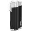JOPOO Jet Fiamma Accendino Gas Ricaricabile, Antivento, 3 Fiamma (Venduto senza Gas)