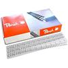 Peach Pettini per rilegatura a filo, 14 mm, argento, 3:1'', 34 anelli A4, 100 pz. PW143-01