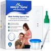Easy@Home Test Fertilità Maschile dello Sperma: Easy@Home Test Sperm Autotest Mostra un numero di spermatozoi normale o basso - Risultati facili da leggere - Comodo, accurato, privato