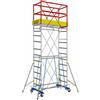 Svelt Euromedium - Trabattello in acciaio modulare - Altezza 4,60 m - Ancoraggio in alluminio