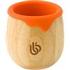bamboo bamboo Tazza Baby E Dinky Per Bambini, Con Bordo Silicone Per Protezione Denti E Gengive, Capacità 150ml, Tazza Per Transizione Bimbi (Arancia)