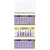 Calendari Trittici personalizzati Trio Fluo 33 x 79 cm personalizzate o neutre