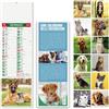 Calendari silhouette personalizzati Cani e Gatti 14 x 47 cm personalizzate o neutre