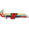KS Tools 151.4420 Set chiavi maschio con testa a sfera ad esagono incassato, extra lunga, 9 pz