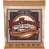 Ernie Ball Earthwood Custom Light Phosphor Bronze, Corde per chitarra acustica, Scalatura 11.5, 54