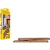 Kit telaio legno di passaggio bombato completo di mostrine per porte a  soffietto Bianco Misura Esterno Telaio 87x213 : : Fai da te