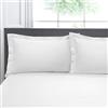 Appletree Coppia Federe Oxford 100% Cotone Bianco, 76 x 48 cm