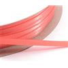 Vaessen Creative Nastro di raso 3 mm x 100 m, rosso pastello, nastro decorativo, nastri per bricolage, nastri in tessuto per matrimoni, battesimi e regali di compleanno