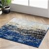 nuLOOM Tappeto Waterfall astratto vintage, 90 cm x 150 cm, blu