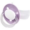 dentistar STOPPi Ciuccio per lo svezzamento per neonati e bambini piccoli - da 24+ mesi - Ciuccio in silicone supporta lo sviluppo sano dei denti - senza BPA - Made in Germany - Viola