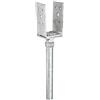 Connex HV4330 - Staffa porta palo, regolabile, zincata a fuoco