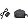 Sony BC-TRW - Caricabatterie originale per batteria NP-FW50 per Fotocamere Alpha 5100, 6000, 6100 & LCS-U21 Custodia morbida per fotocamera o videocamera e accessori, Nero