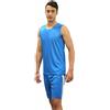 Softee Canottiera da Basket May da Uomo - Blu/Bianco