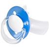dentistar STOPPi Ciuccio per lo svezzamento per neonati e bambini piccoli - da 24+ mesi - Ciuccio in silicone supporta lo sviluppo sano dei denti - senza BPA - Made in Germany - Blu