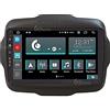 Jf Sound car audio system Autoradio Custom Fit compatibile con jeep Renegade Android GPS Bluetooth WiFi Dab USB Full HD Touchscreen Display 9 processore 8core e comandi vocali