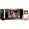 EURA C51A100 citofono video Vdp-00C5 Nero