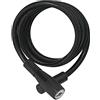 ABUS Lucchetto a spirale 3506K - spessore 6 mm, lucchetto flessibile per bicicletta livello di sicurezza 1 180 cm nero