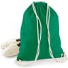 Westford Mill Zainetti leggeri a sacca Cotton Gymsac 36 x 46 cm personalizzate o neutre