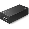 TP-Link TL-POE170S PoE++ Injector IEEE 802.3af/at/bt, 60W Gigabit PoE Injector Adattatore, 2 Porta RJ45 10/100/1000Mbps, Ethernet Gigabit, Plug & Play, Custodia in Metallo Resistente