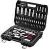 TEENO Set di chiavi e punte per attrezzi da 1/2 e 1/4 Ratchet (72 denti) - 108 pezzi - Cromo vanadio - Satinato opaco