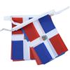 AZ FLAG Ghirlanda 6 Metri 20 Bandiere Repubblica Dominicana 21x15cm, Bandiera Dominicana 15 x 21 cm - Festone Bandierine