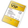 V.I.P. Very Important Pillow Coprimaterasso VIP con Elastico agli Angoli, Tessuto Jacquard Bielastico, Piazza e Mezza, 125x200 cm, Bianco, 125x200