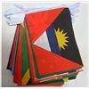 AZ FLAG Festone 54 paesi del ccommonwealth 16 m 54 bandiere | Uso interno ed esterno ghirlanda di bandiere del Commonwealth delle nazioni bandiere cucite su nastro rinforzato
