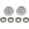 Carson 500530819 - DT 03 Alluminio Anteriori mozzo della Ruota, 2 Pezzi
