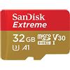 SanDisk Extreme 32 GB MicroSD Card For Mobile Gaming, With A1 App Performance, Supports AAA/3D/VR Game Graphics And 4K UHD Video, 100MB/s Read Class 10, UHS-I, U3, V30