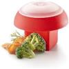 Lékué Ovo - Stampo in silicone per cuocere uova, cubico rosso