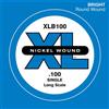 D'Addario Corda singola D'Addario XLB100 per basso, Nickel Wound, Long Scale, .100