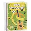 LINA OFFICINE GRAFICHE CREATIVE Biglietto Auguri Musicale con Gioco Space Invaders, formato 15.3 x 15.3 cm, Taglia unica