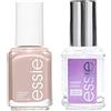 Essie Kit con Smalto a Lunga Tenuta Nr. 6 Ballet Slippers & Top Coat Speed Setter ad Asciugatura Rapida, Risultato professionale fino a 14 Giorni, 13,5 ml+13,5 ml