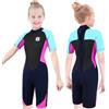 Summshall Muta per Bambini, Costume da Termico in Neoprene da 3mm, Tute umide da Gioventù Adolescente, Caldo Manica Lunga, Costume da Bagno per Immersioni, Nuoto, Surf