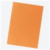 FALKEN Cartellina portadocumenti formato A4, in cartone Manila, 250 g/m², colore: arancione