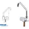 PIMAR RUBINETTO OTTONE CROMATO CANNA SNODATA ABBATTIBILE BARCA VELA CAMPER NAUTICA