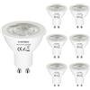 10x Lampadine LED GU10 dimmerabili - 5W - 6500K - 345 Lumen - Bicchiere -  Pacchetto sconto 