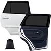Edonkvi Tendine Parasole Auto Bambini, Calza Parasole Auto Para Sole Auto Bimbi, con Protezione dai Raggi UV, Materiale Elastico Universali Parasole Auto Finestrini Laterali（2 Pezzi）