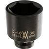 WIESEMANN 1893 81543 - Bussola a percussione, 36 mm, 1/2 I dado a forza esagonale in acciaio Q-40 I, adatto per avvitatore a percussione