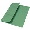 LEITZ Cartelle con occhielli in cartoncino Manilla - f.to A4 - Verde - 1 Pezzo - 37400055