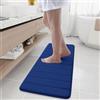 Homaxy zerbino Ingresso casa 40 x 120 cm, Morbido e Lavabile Zerbino da Interni per Interno, Antiscivolo e Essorbente zerbino,Tappeto Entrata Interno Resistente Sporco, Blu mare