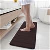 Homaxy zerbino Ingresso casa 40 x 120 cm, Morbido e Lavabile Zerbino da Interni per Interno, Antiscivolo e Essorbente zerbino,Tappeto Entrata Interno Resistente Sporco, marrone
