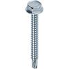 Mustad: 500 viti Drillex® Autoperforanti, Testa Esagonale con Collare, 4.2x16 mm, Zincate Bianche