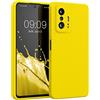 kwmobile Custodia Compatibile con Xiaomi 11T / 11T Pro Cover - Back Case per Smartphone in Silicone TPU - Protezione Gommata - giallo radiante