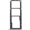 senza marchio Carrello Vassoio alloggio tray Compatibile per OPPO Realme C21 / Realme C21Y RMX3201 / RMX3261 / C20 porta scheda nano Sim1+ SIM 2 + SLOT SLITTA Alloggio Memoria Micro Sd CARD (Blue)