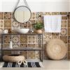 RE-COVERTILES Adesivi Piastrelle Cucina Bagno in PVC 10 Pz 20x20 cm PS00146