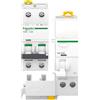 Schneider Electric Blocco differenziale QuickVigi iC60 2P 25A 300mA AC + Interruttore magnetotermico iC60N 2P C 20A 6000A