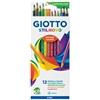 GIOTTO Pastelli Stilnovo - diametro mina 3,3 mm - Giotto - astuccio 12 pezzi (unità vendita 1 pz.)