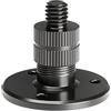 Adam Hall Stands D 921 BLK - Piastra base per Montaggio del Collo di Cigno
